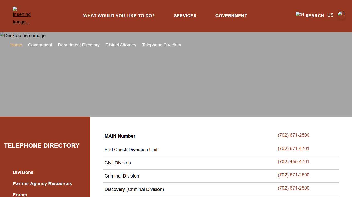 Welcome to Clark County, NV